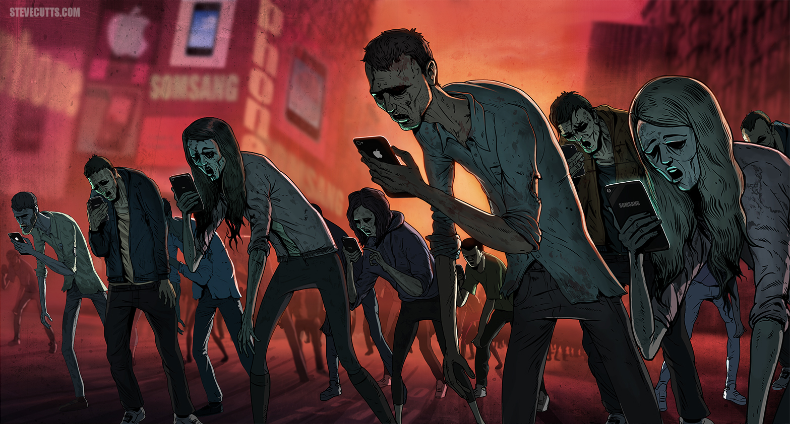 Why be afraid of zombies? Social media already made you one! Find out how social media can turn your whole life upside down.