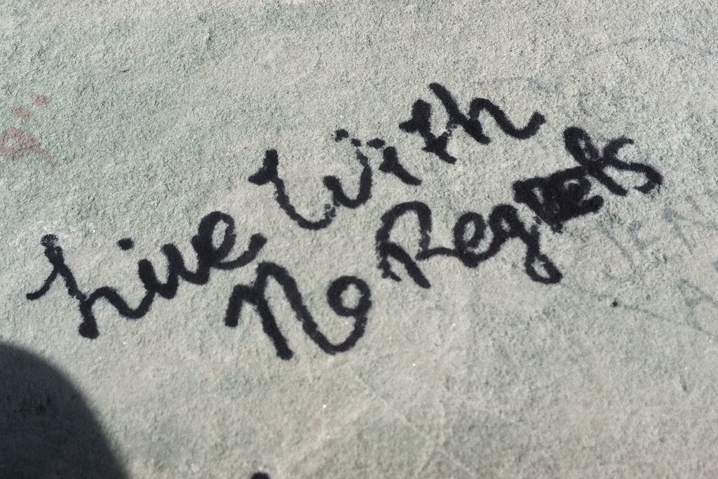 Are you facing regret? Most people face it all the time. They should have done this or that. Those people are living in or even stuck in the past.