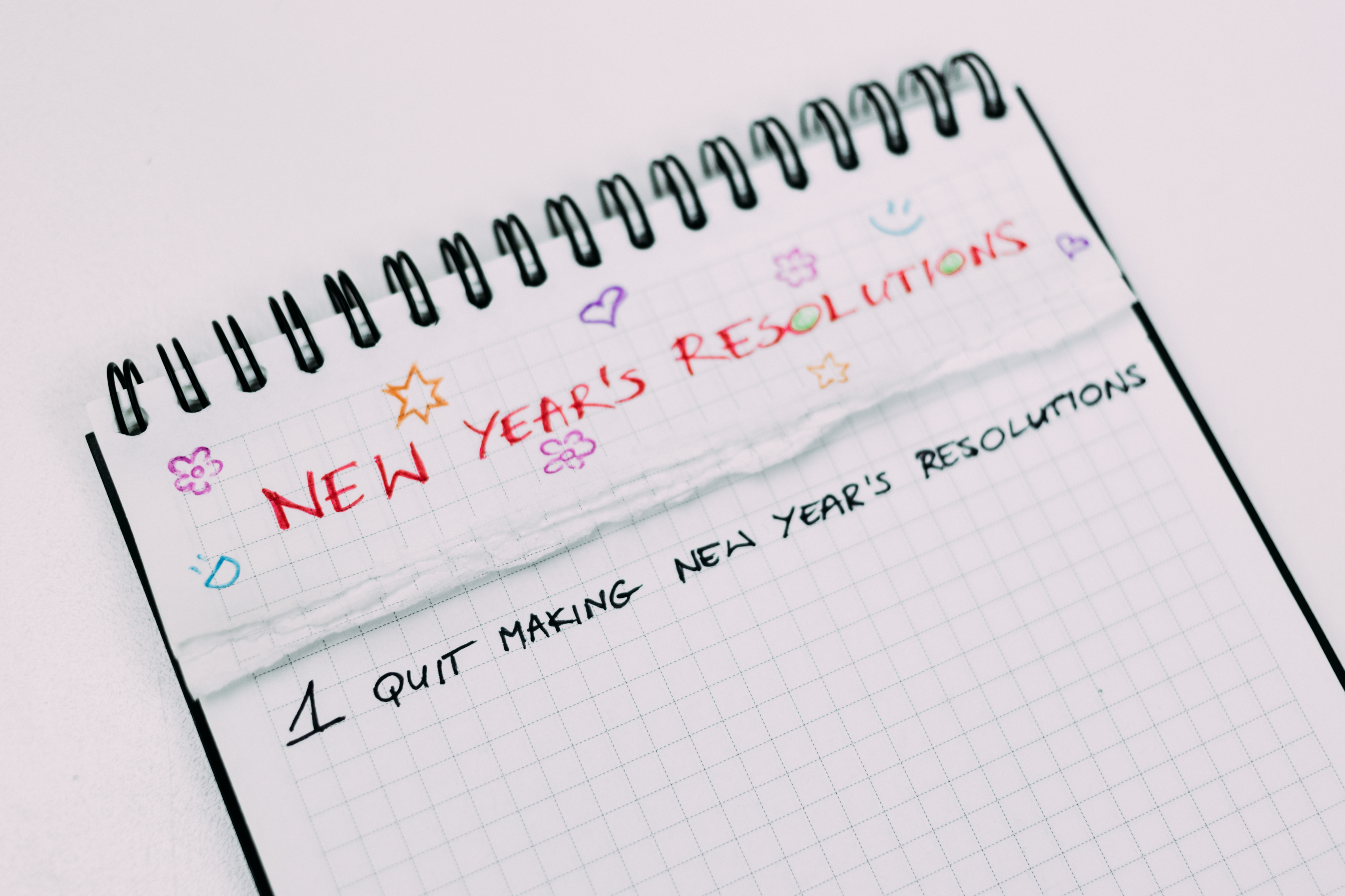 New Year's resolutions